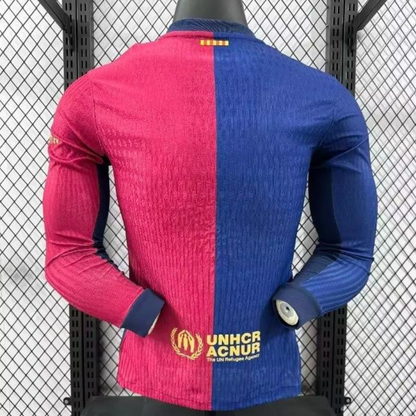 Player Version 24/25 Barcelona Home 125th Anniversary Jersey