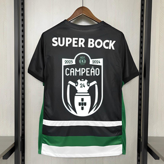 24/25 Sporting Lisbon Home Jersey With Campeões Printing