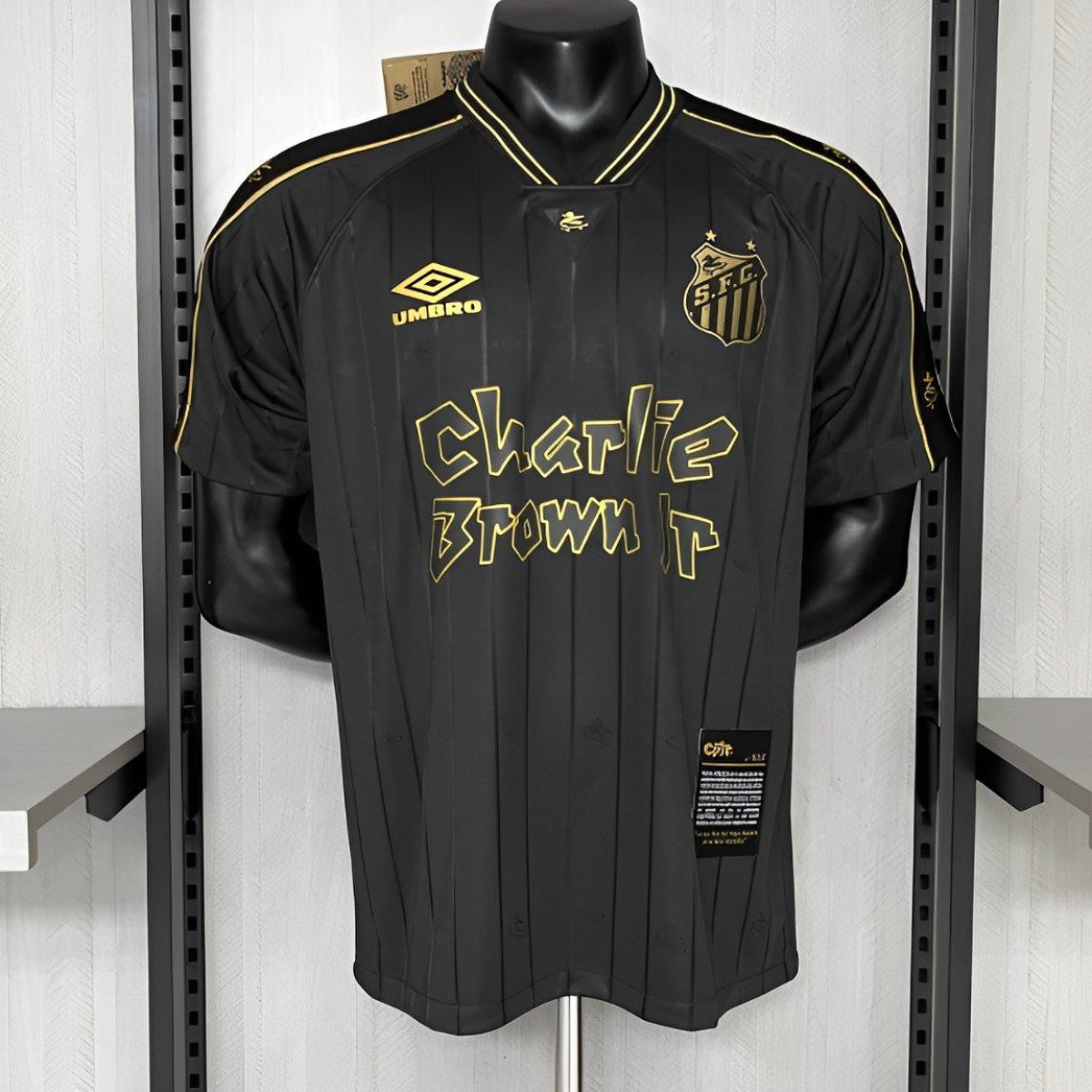 24/25 Santos Charlie Brown Jr Special Black Jersey