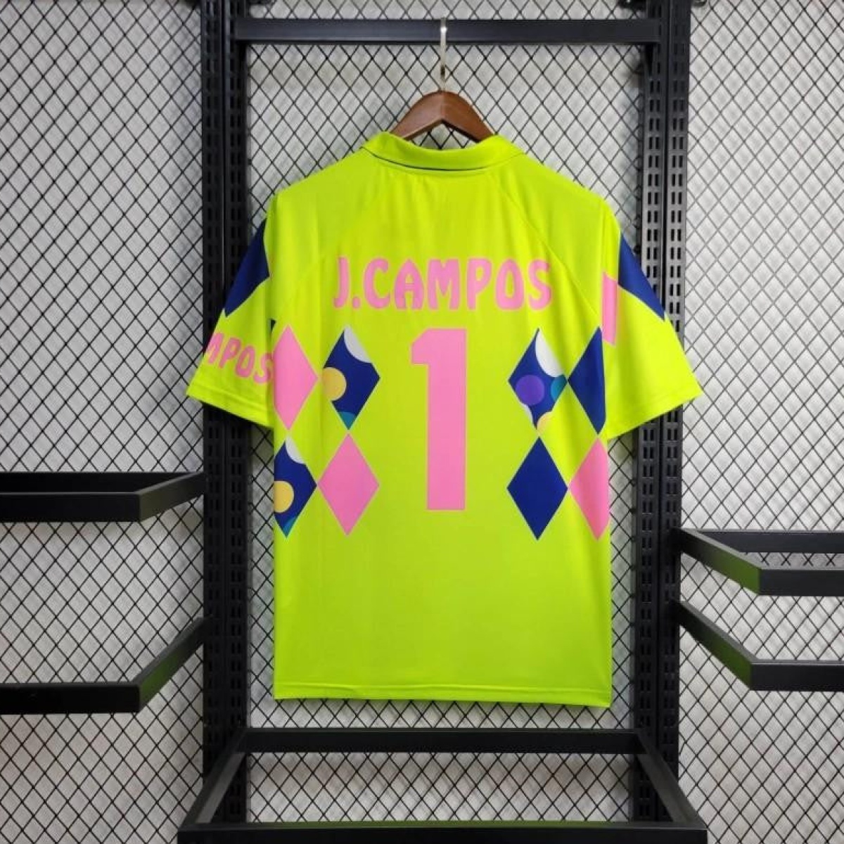 Retro 1992/93 Mexico Goalkeeper CAMPOS 1 Home Green Jersey