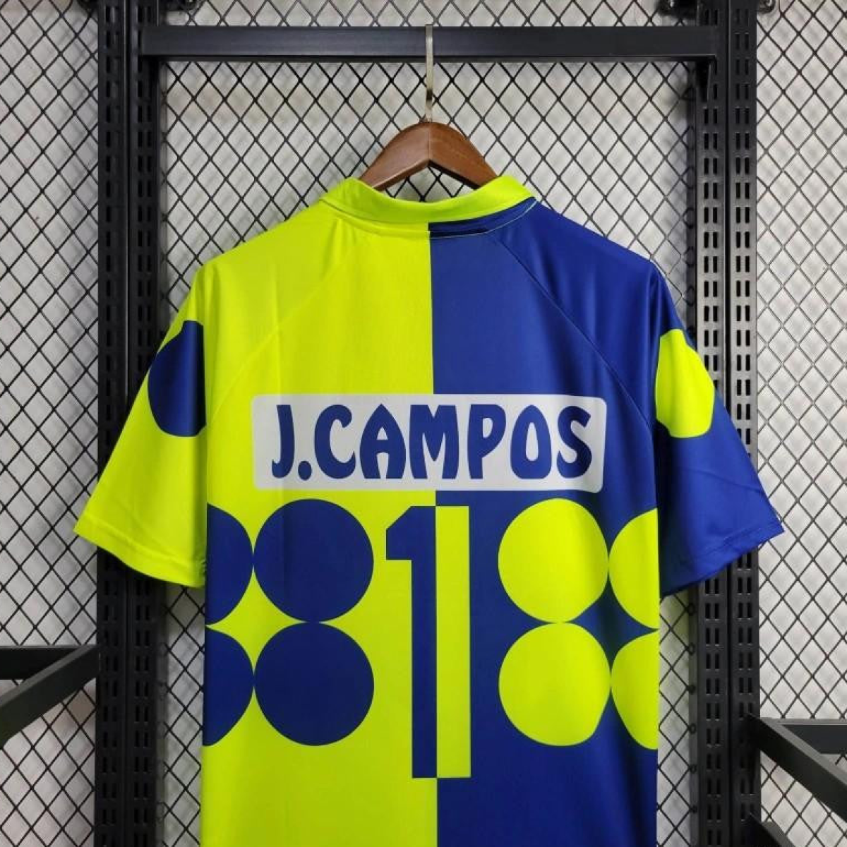 Retro 1998 Mexico Goalkeeper CAMPOS 1 Home Yellow Jersey