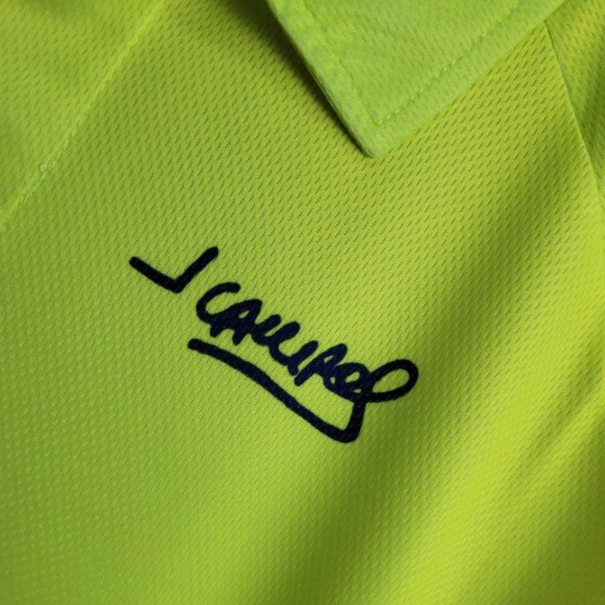 Retro 1998 Mexico Goalkeeper CAMPOS 1 Home Yellow Jersey