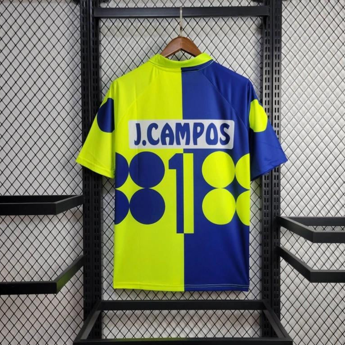 Retro 1998 Mexico Goalkeeper CAMPOS 1 Home Yellow Jersey