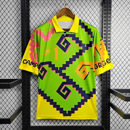 Retro 1995 Mexico Goalkeeper Campos Jersey
