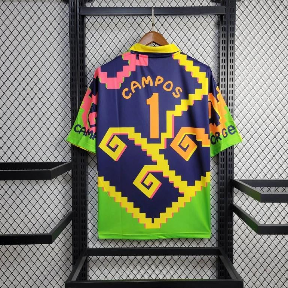 Retro 1995 Mexico Goalkeeper Campos Jersey