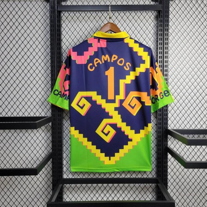 Retro 1995 Mexico Goalkeeper Campos Jersey