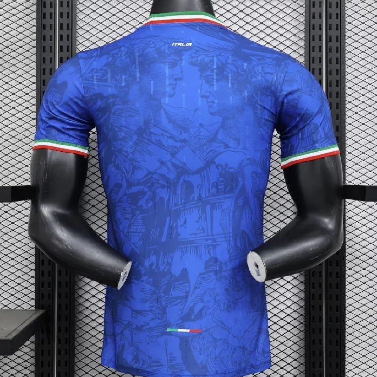 Player Version 2024 Italy Italian Football TV Blue EURO Jersey
