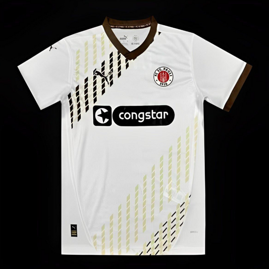 24/25 St. Pauli Away White Jersey