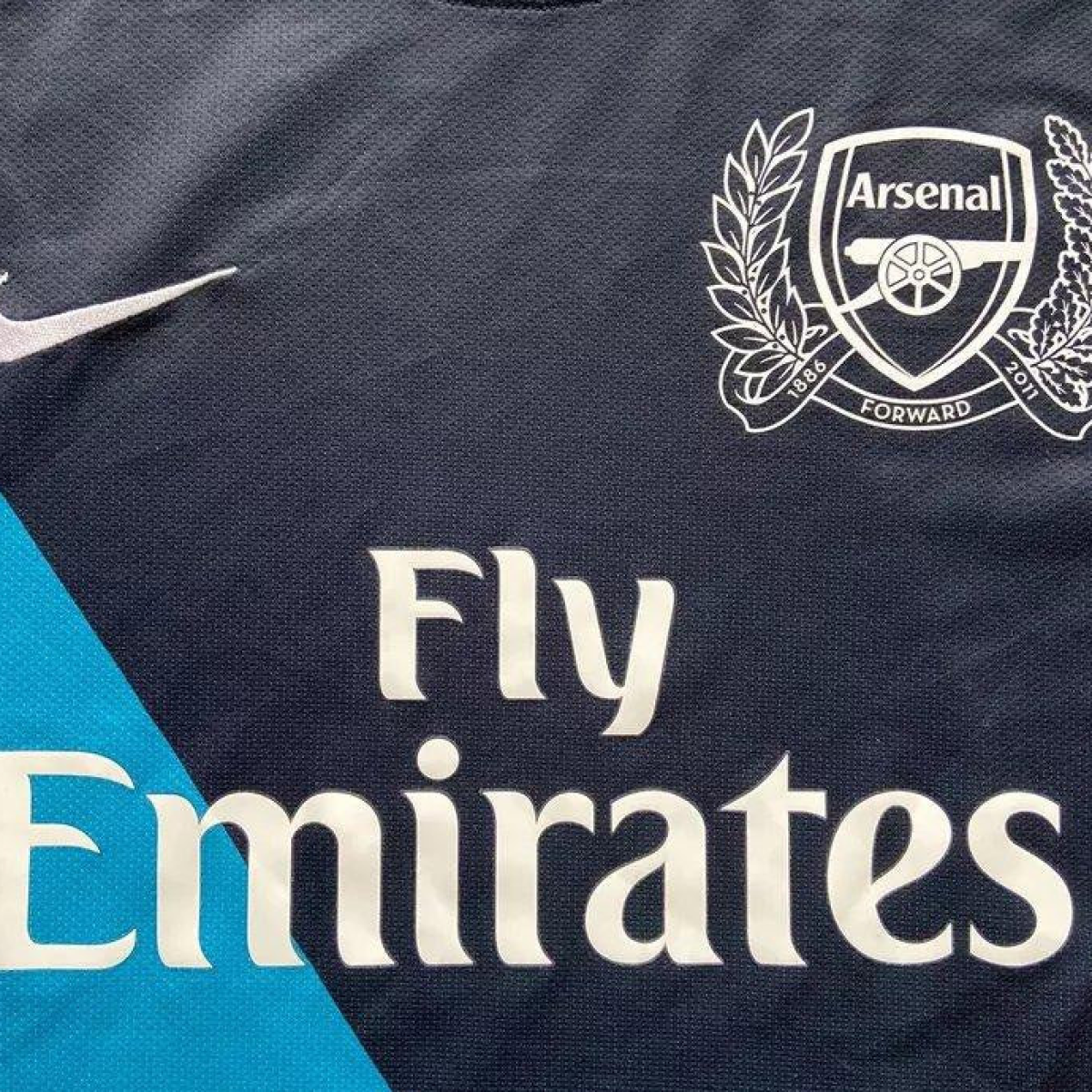 Retro 11/12 Arsenal Away Blue Jersey