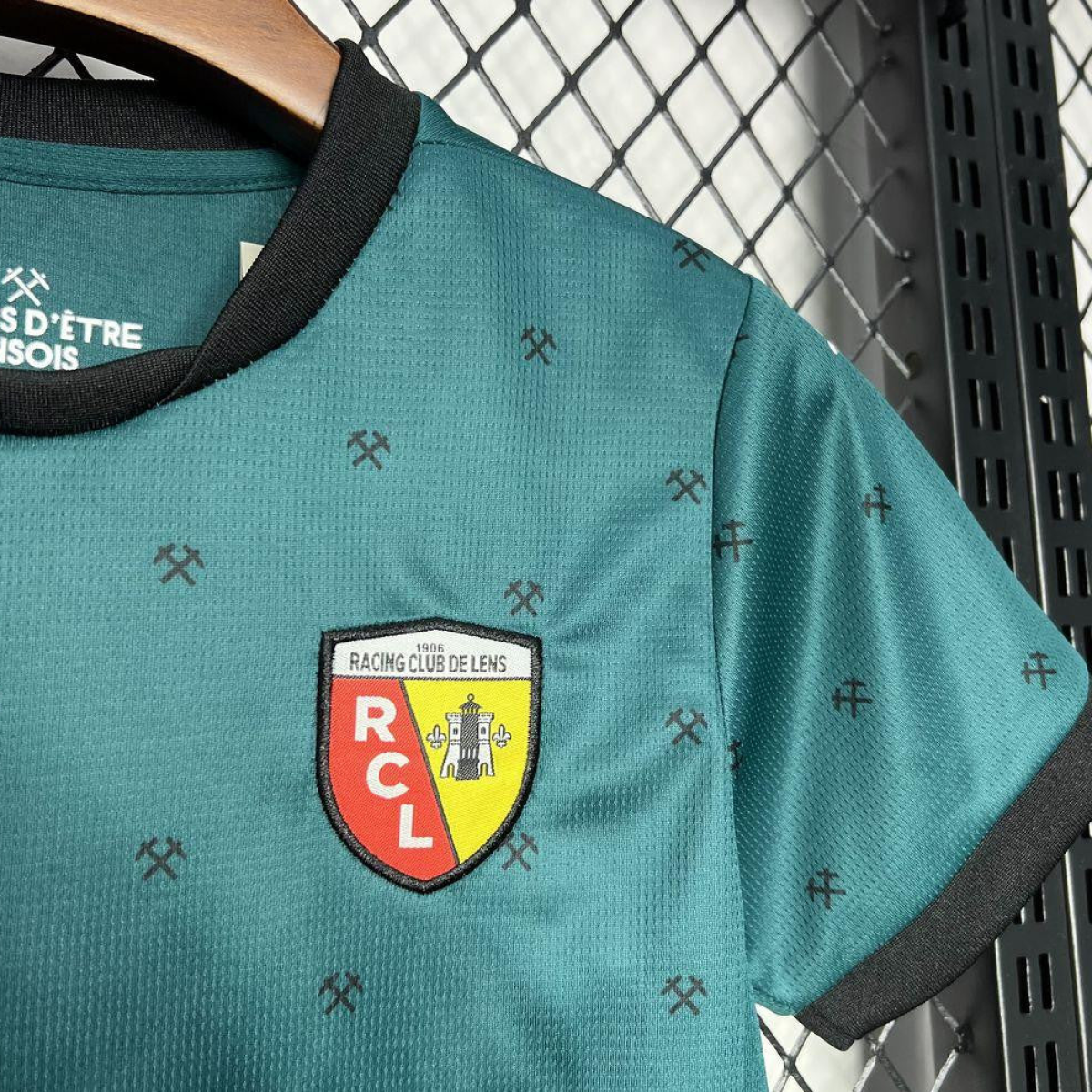 24/25 Kids RC Lens Away Green Jersey
