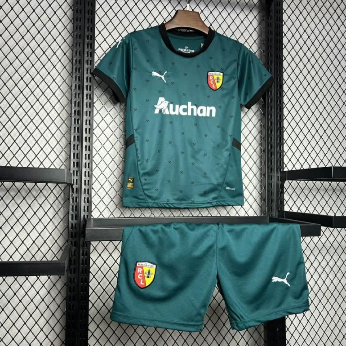 24/25 Kids RC Lens Away Green Jersey