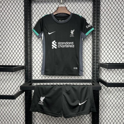 24/25 Kids Liverpool Away Black Jersey