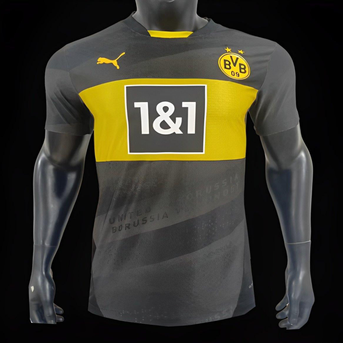 Player Version 24/25 Borussia Dortmund Away Black Jersey