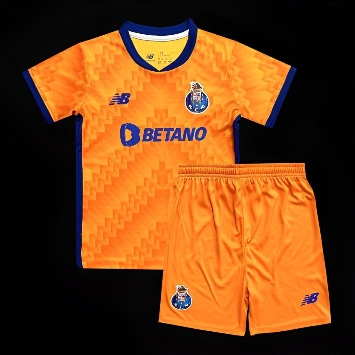 24/25 Kids Porto Away Yellow Jersey