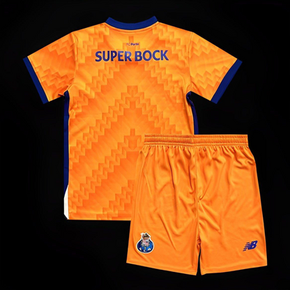 24/25 Kids Porto Away Yellow Jersey