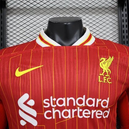 Player Version 24/25 Liverpool Home Long Sleeve Jersey