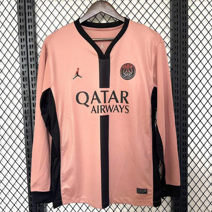 24/25 PSG Third Pink Long Sleeve Jersey