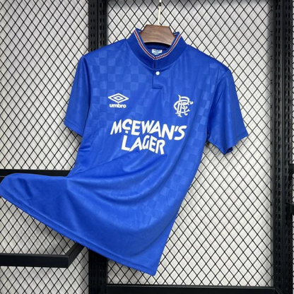 Retro 87/90 Glasgow Rangers Home Jersey