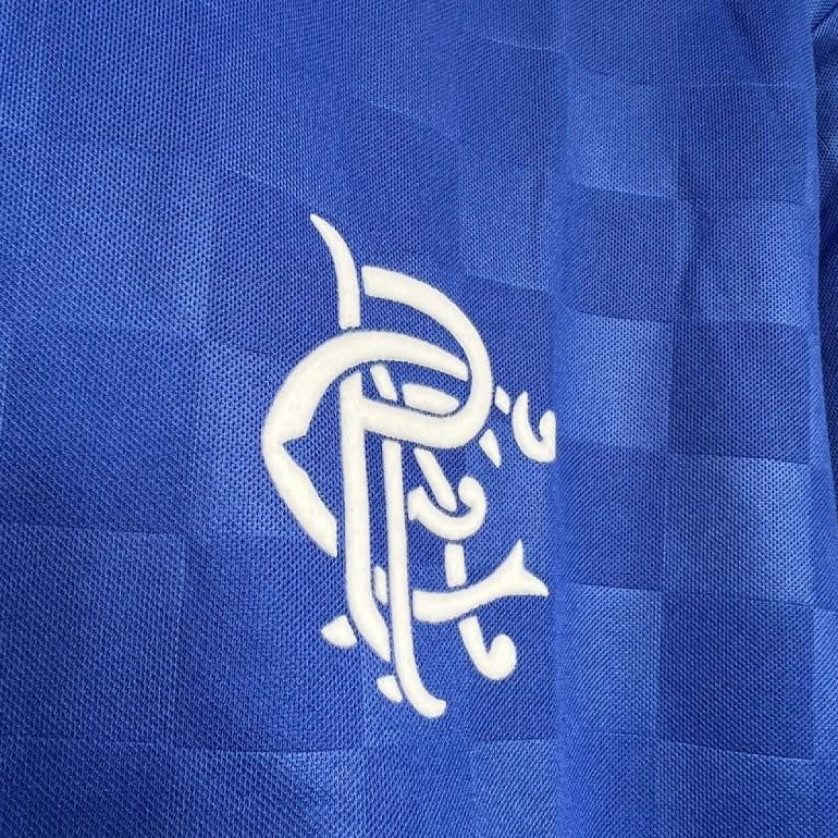 Retro 87/90 Glasgow Rangers Home Jersey