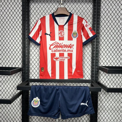 24/25 Kids Chivas Guadalajara Home Jersey