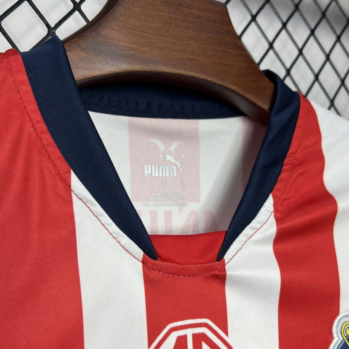24/25 Kids Chivas Guadalajara Home Jersey