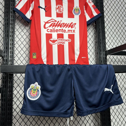 24/25 Kids Chivas Guadalajara Home Jersey