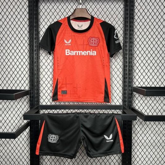 24/25 Kids Bayer 04 Leverkusen Home Jersey