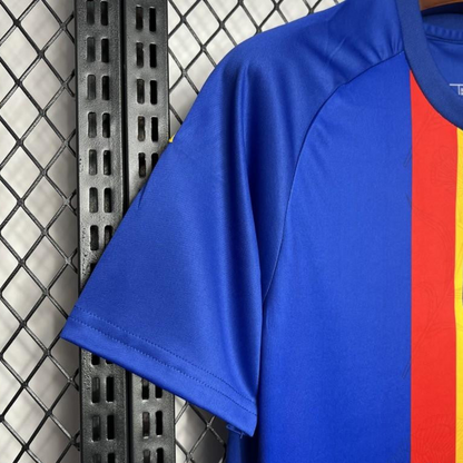 2024 Spain Euro Blue/Red/Yellow Pre-match Training Jersey