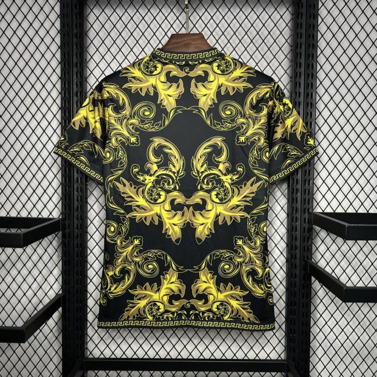 2024 Italy x Versace Gold/Black Special Jersey