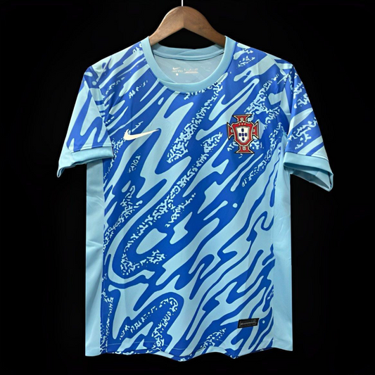 2024 Portugal Blue Pre-Match Jersey