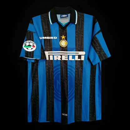 Retro 97/98 Inter Milan Home Jersey With Patch