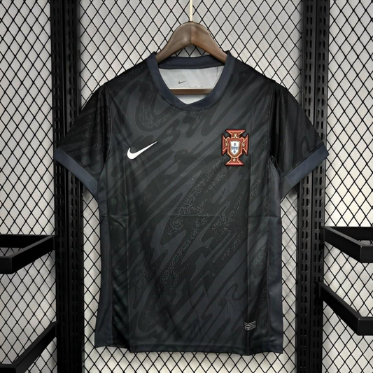 2024 Portugal Euro Black Goalkeeper Jersey