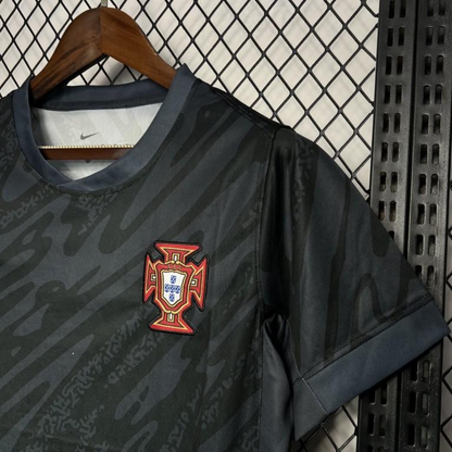 2024 Portugal Euro Black Goalkeeper Jersey