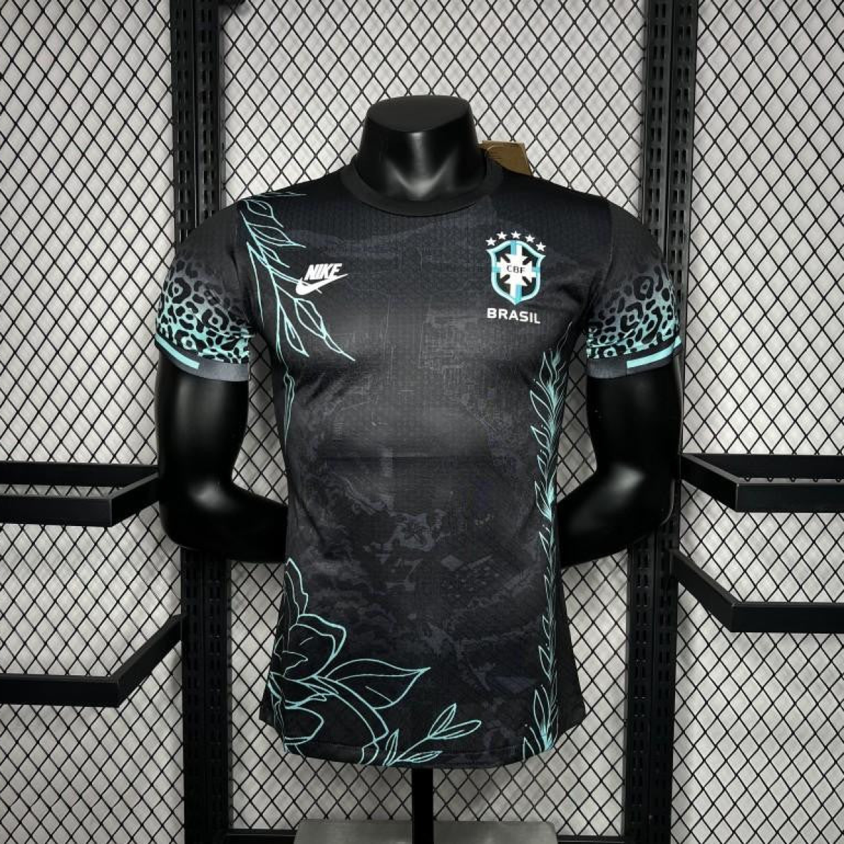 Player Version 2024 Brazil Pele Black Special Edition Jersey