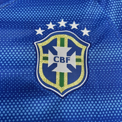 Retro 2014 Brazil Away Blue Jersey