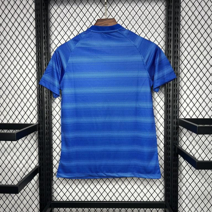 Retro 2014 Brazil Away Blue Jersey