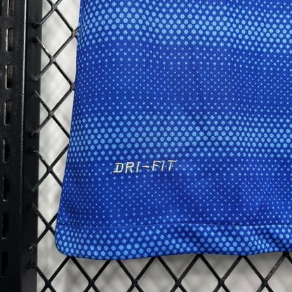 Retro 2014 Brazil Away Blue Jersey