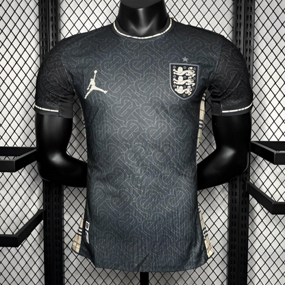 Player Version 2024 England Euro Jordan Black Jersey