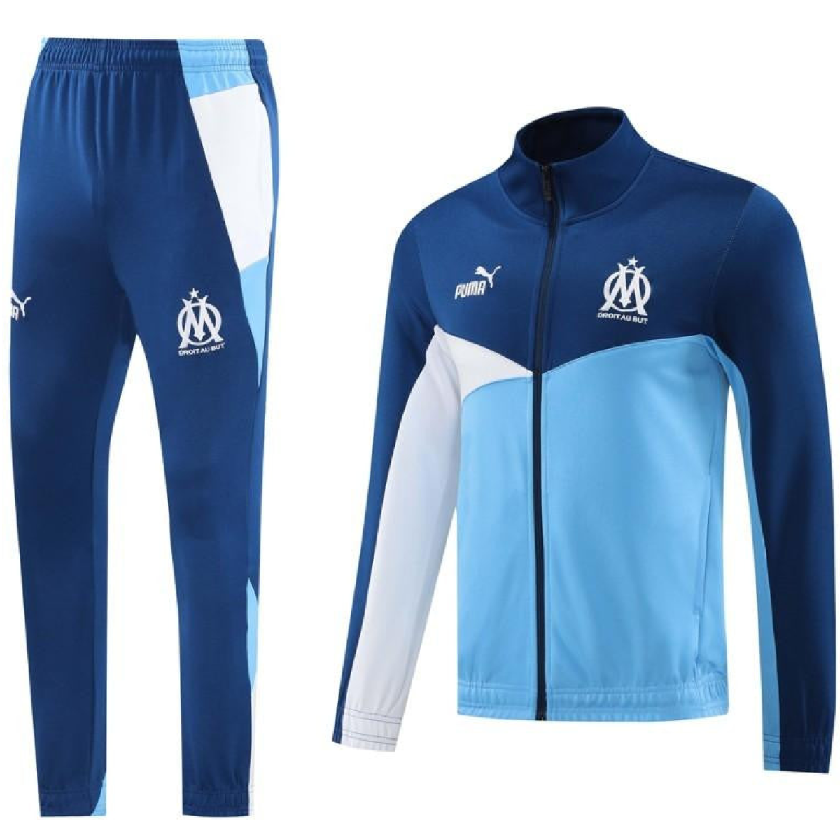 24/25 Olympique Marseille Full Zipper Jacket +Long Pants