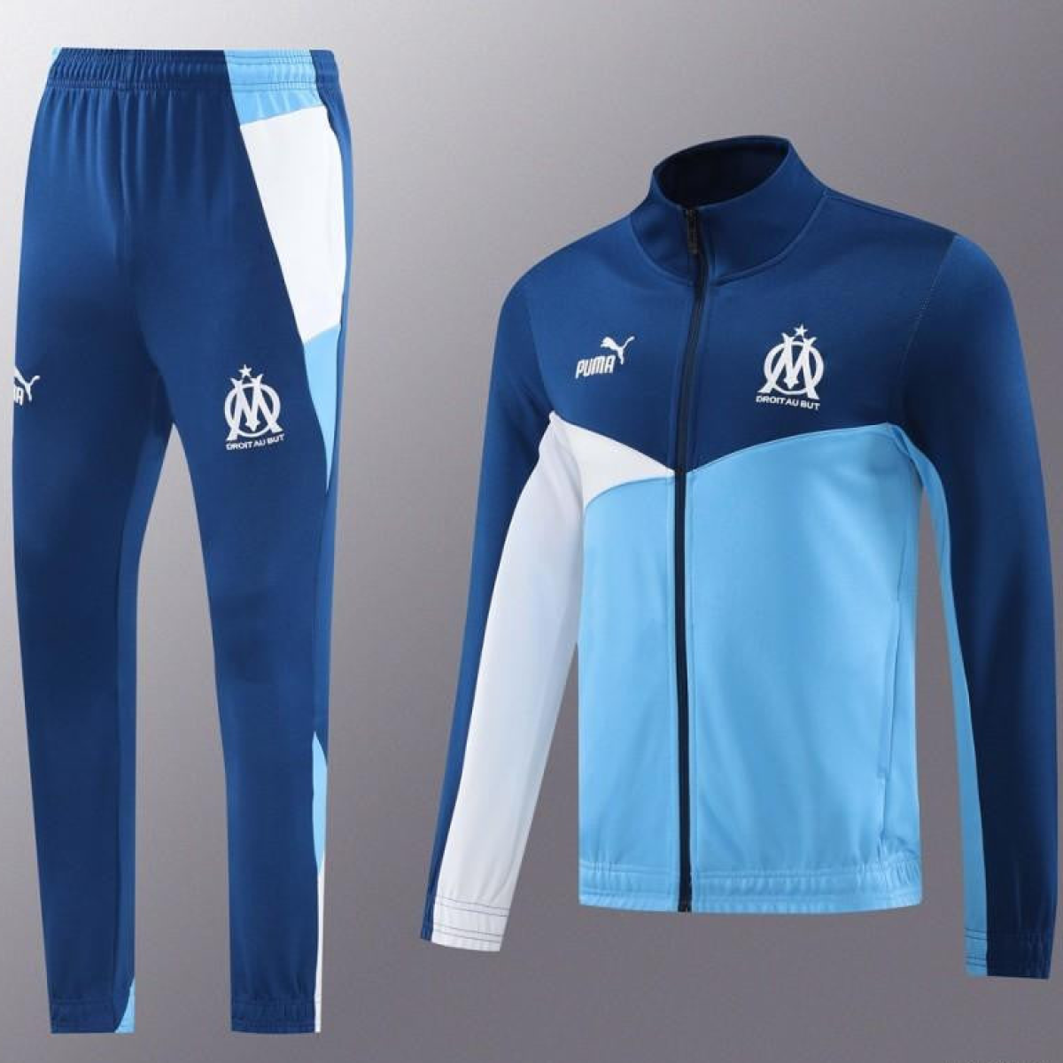 24/25 Olympique Marseille Full Zipper Jacket +Long Pants