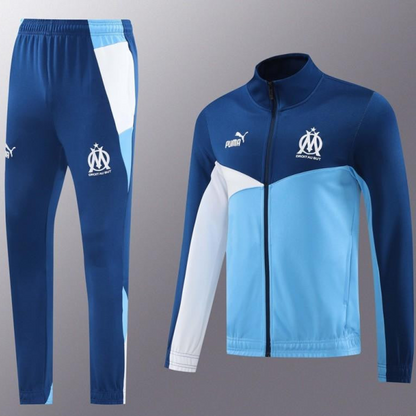 24/25 Olympique Marseille Full Zipper Jacket +Long Pants