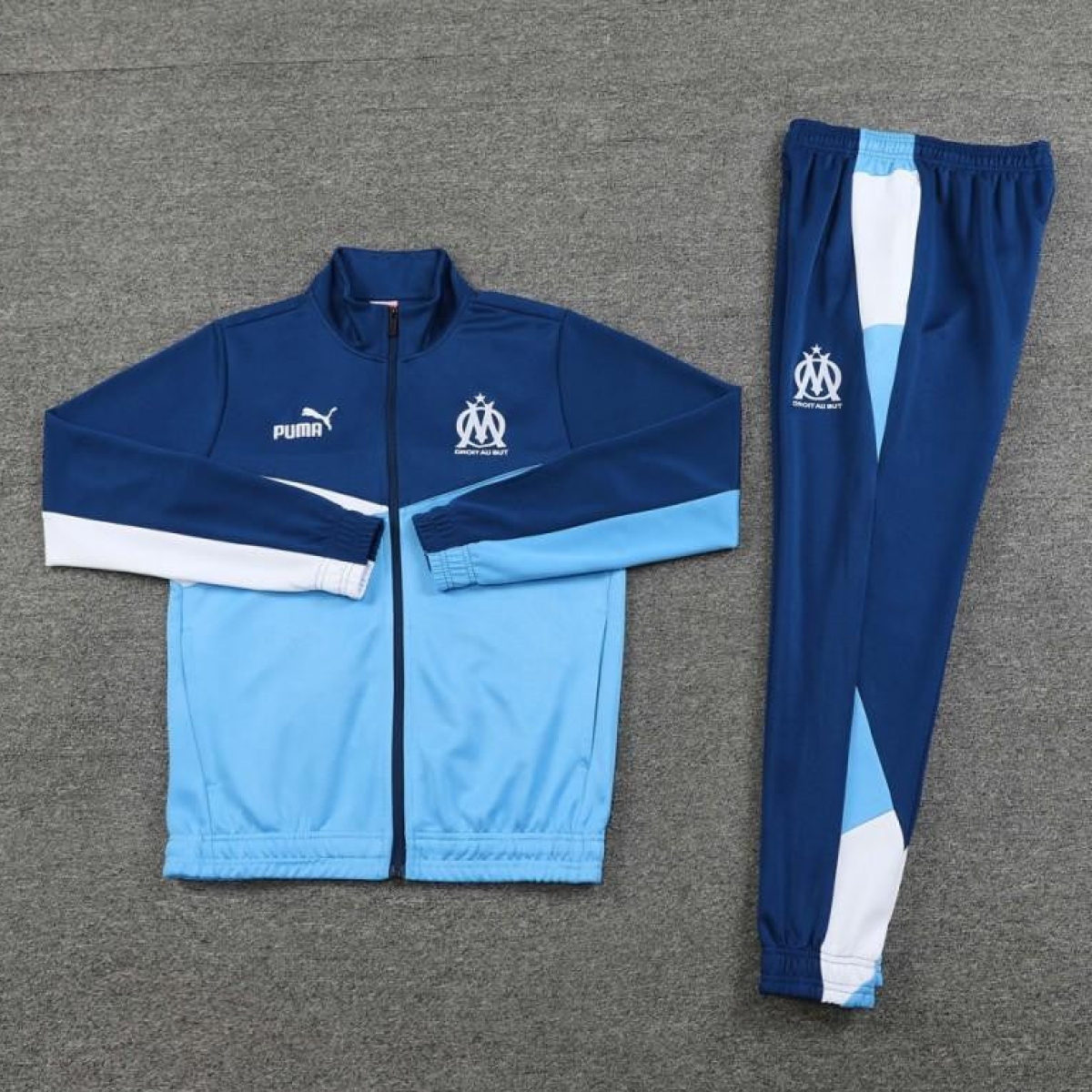 24/25 Olympique Marseille Full Zipper Jacket +Long Pants
