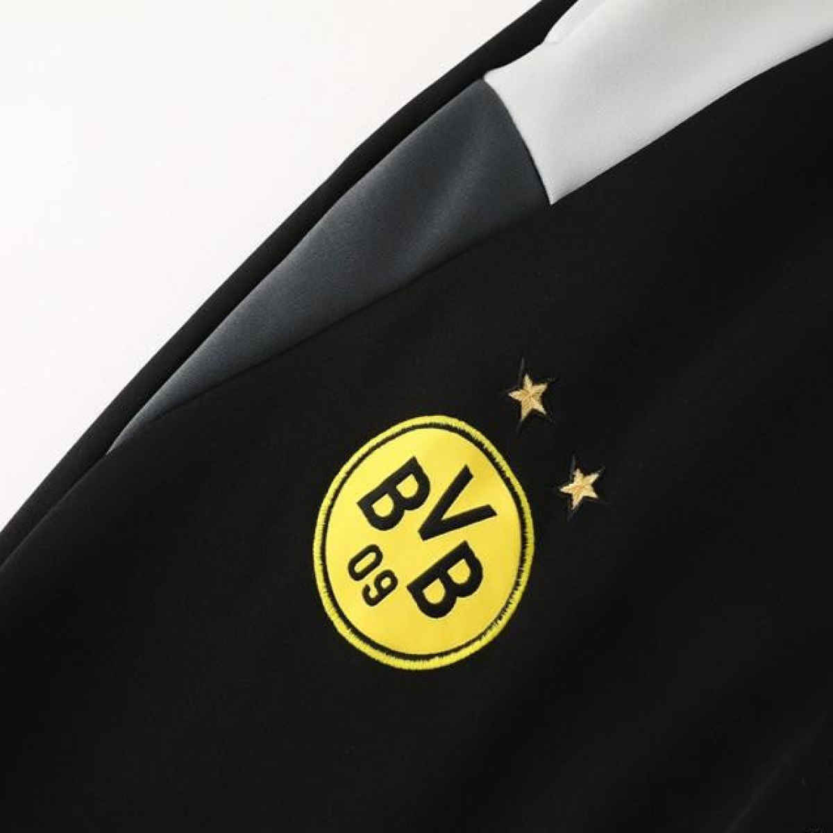 24/25 Borussia Dortmund Grey/Black Full Zipper Jacket +Long Pants