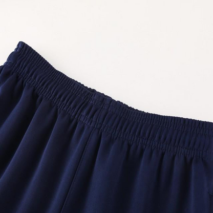 2024 France Navy Full Zipper Jacket +Long Pants