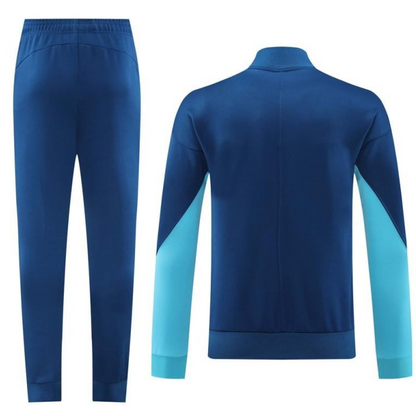 2024 Portugal Navy Full Zipper Jacket +Long Pants