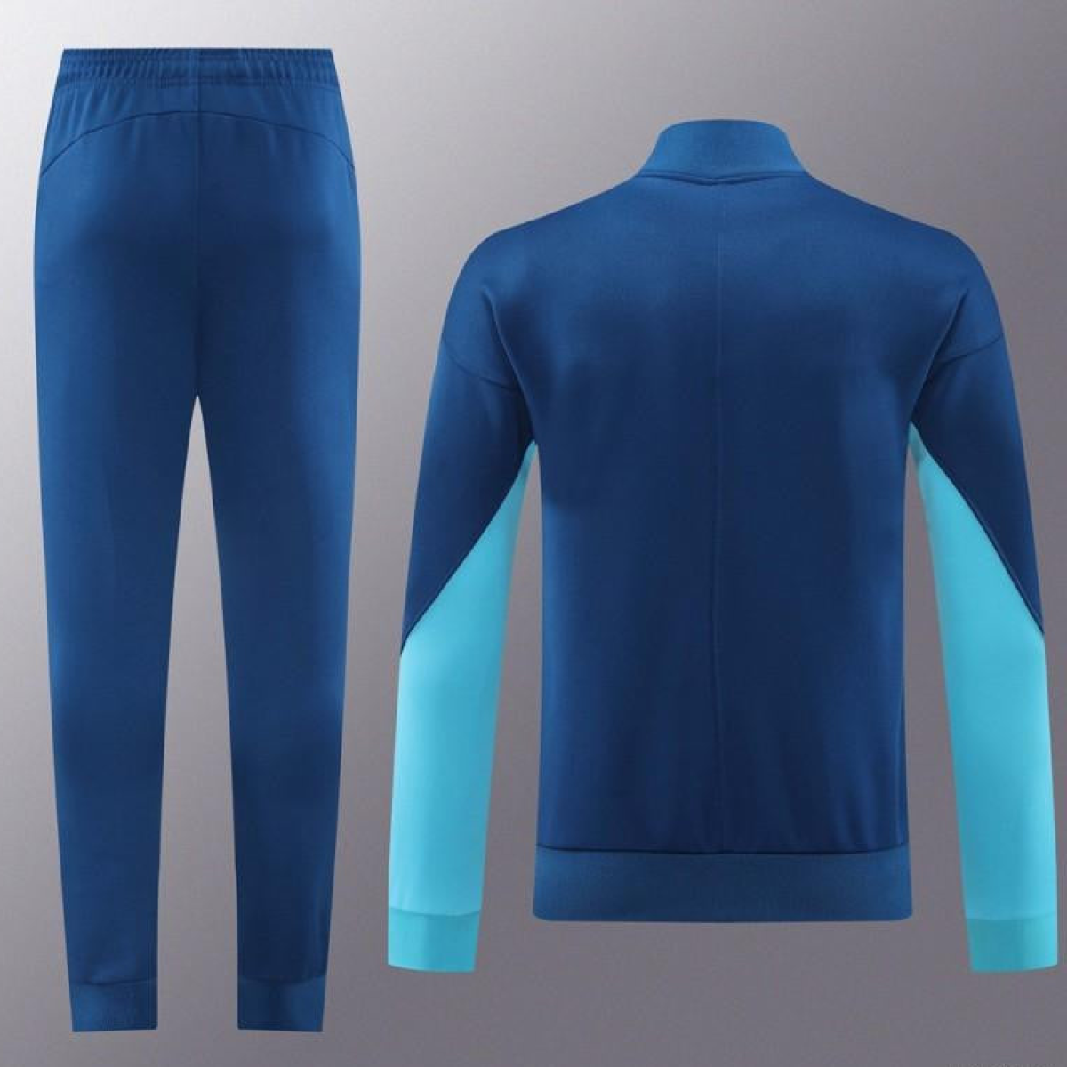 2024 Portugal Navy Full Zipper Jacket +Long Pants