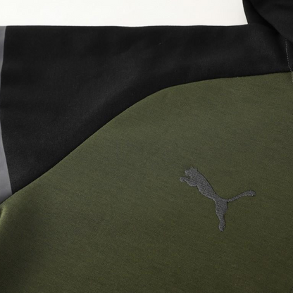 2024 Puma Dark Green Full Zipper Jacket +Long Pants