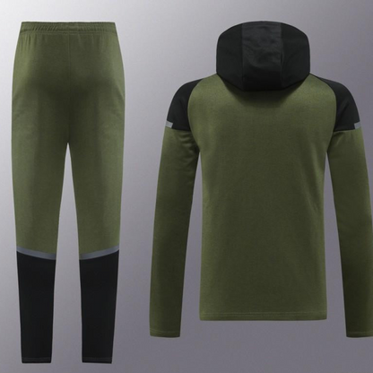 2024 Puma Dark Green Full Zipper Jacket +Long Pants