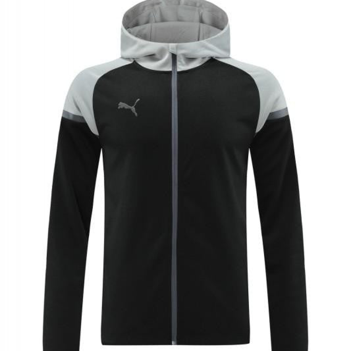 2024 Puma Black/Grey Full Zipper Jacket +Long Pants