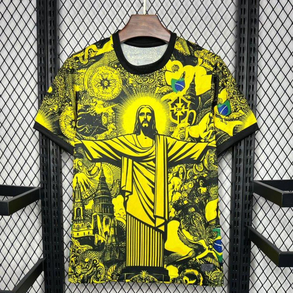 2024 Brazil X Christ Yellow Special Jersey